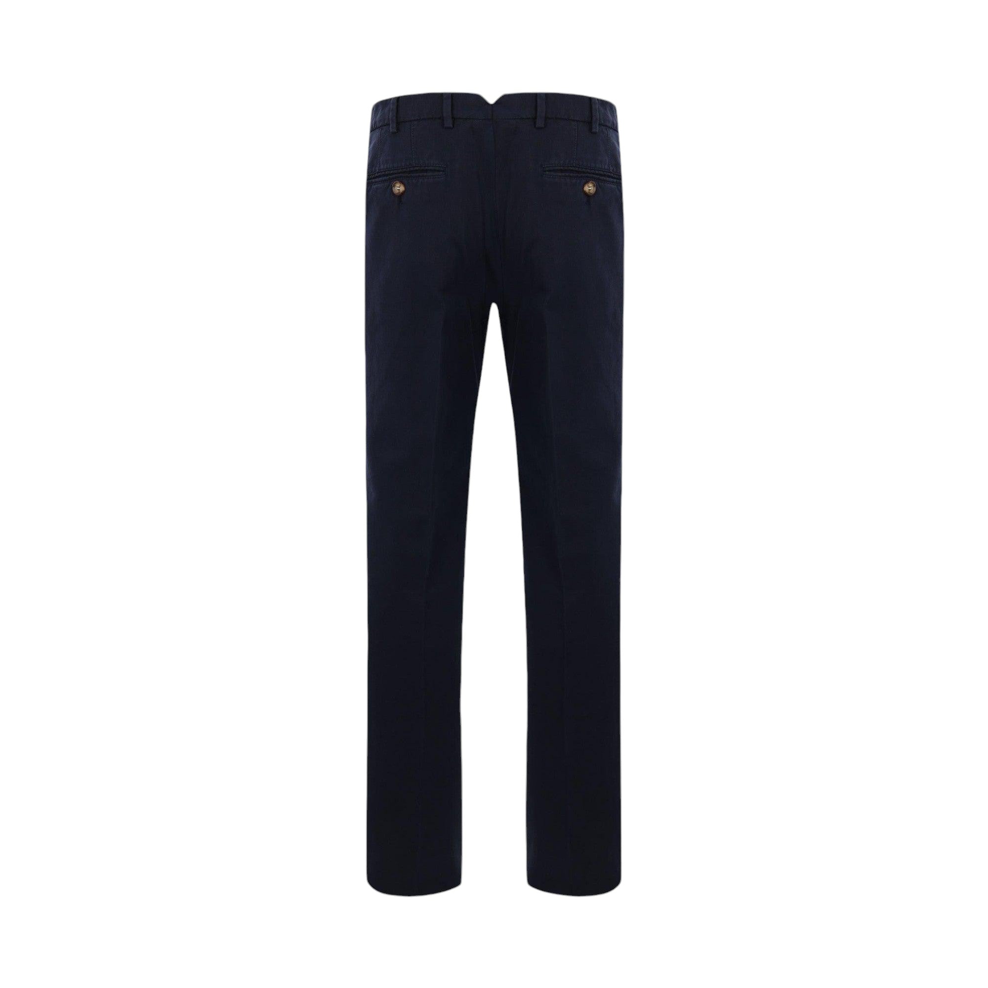 Italian-fit Gabardine Trousers-BRUNELLO CUCINELLI-JOHN JULIA