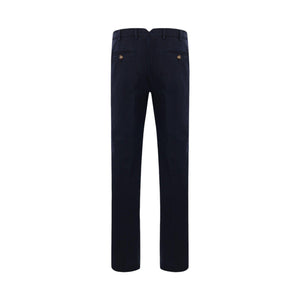 Italian-fit Gabardine Trousers-BRUNELLO CUCINELLI-JOHN JULIA