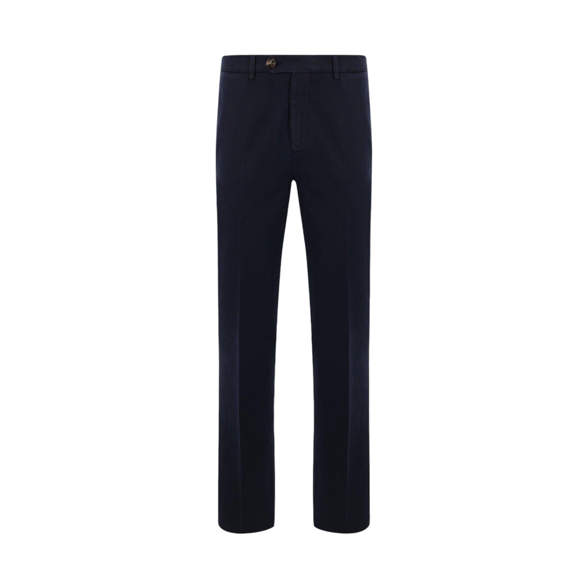 Italian-fit Gabardine Trousers-BRUNELLO CUCINELLI-JOHN JULIA