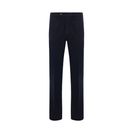 Italian-fit Gabardine Trousers-BRUNELLO CUCINELLI-JOHN JULIA