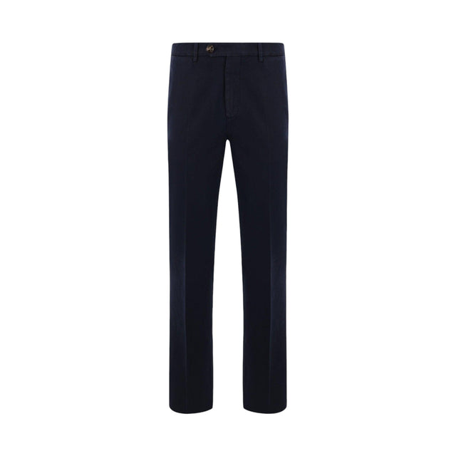 Italian-fit Gabardine Trousers-BRUNELLO CUCINELLI-JOHN JULIA