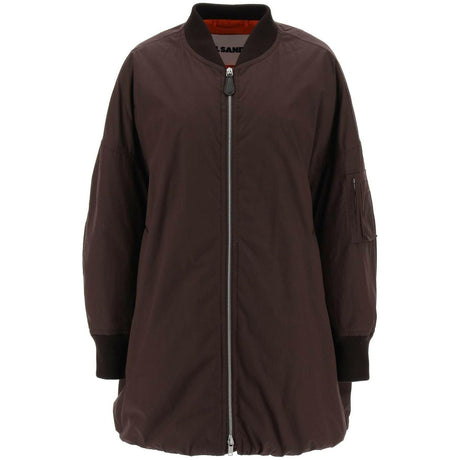 JIL SANDER-Down Padded Bomber Jacket-JOHN JULIA