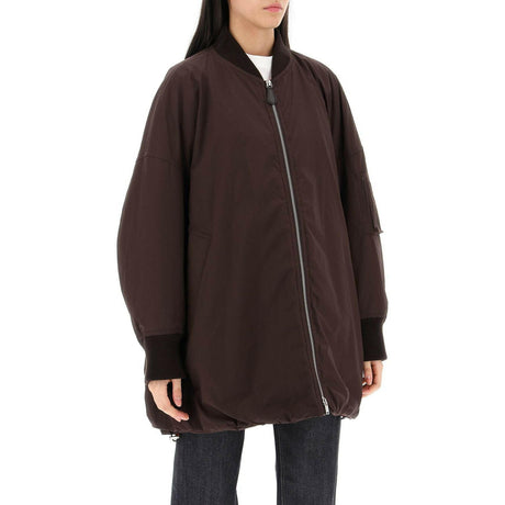 JIL SANDER-Down Padded Bomber Jacket-JOHN JULIA