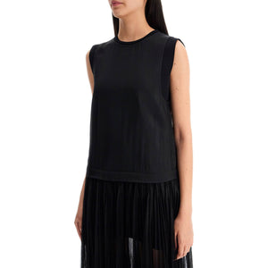 Layered Knit Pleated Dress