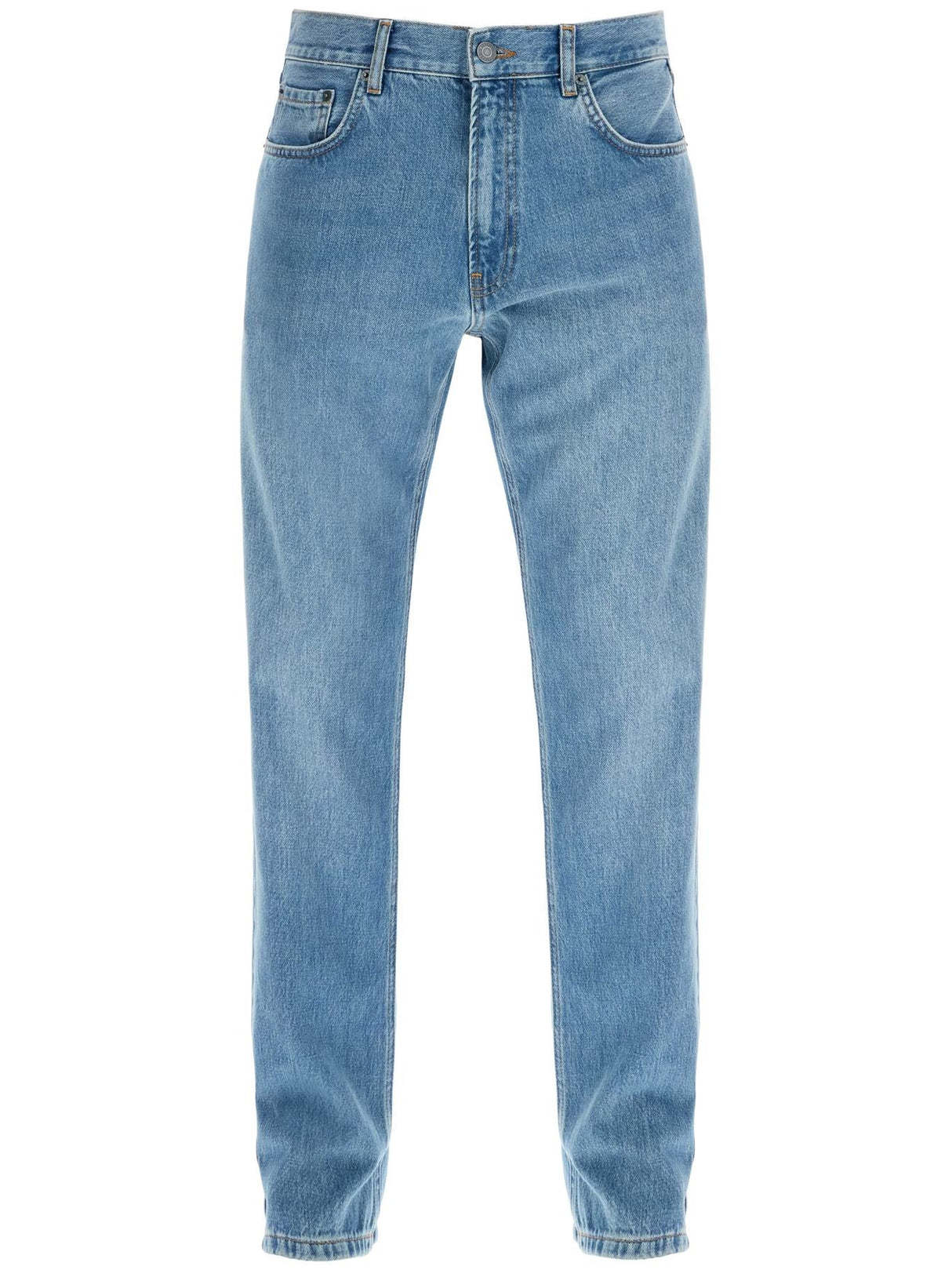 Slim Fit Distressed Jeans-Moschino-JOHN JULIA