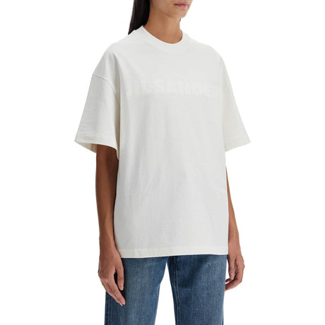 JIL SANDER-Oversized Cotton Logo T-Shirt-JOHN JULIA