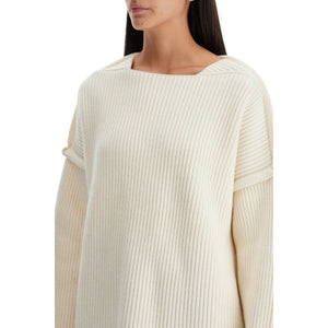 Oversized Ribbed Knit Pul