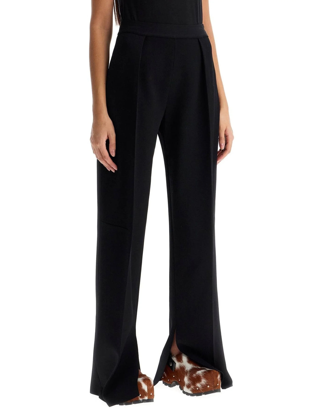 Knitted Ribbed Pants-Jil Sander-JOHN JULIA