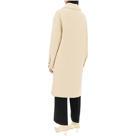 Deconstructed Coat In Virgin Wool