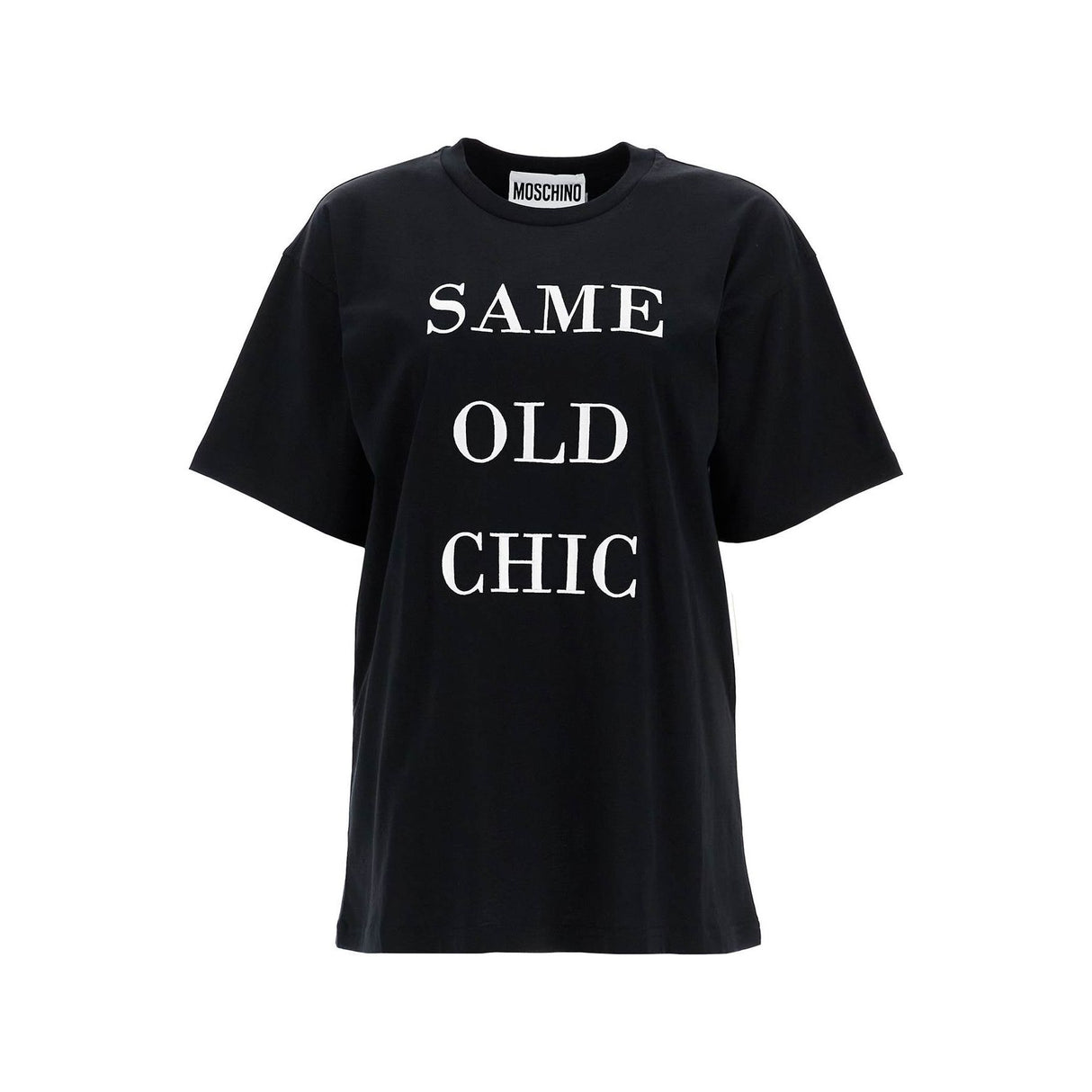 MOSCHINO-Same Old Chic Organic Cotton T-Shirt -JOHN JULIA.