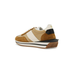 Suede and Technical Fabric James Sneakers.