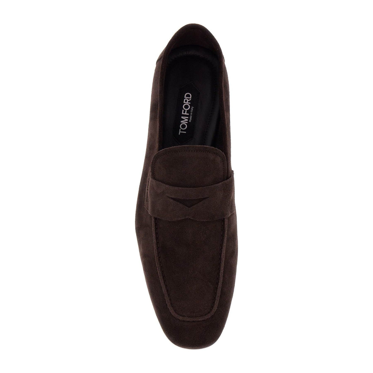 Classic Suede Loafers Unlined Interior Leather Insole Rubber Sole