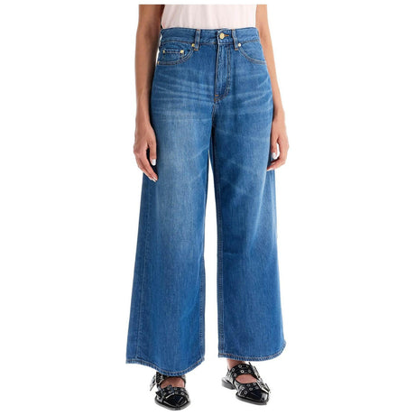 Organic Cotton Wide-Leg Jeans.