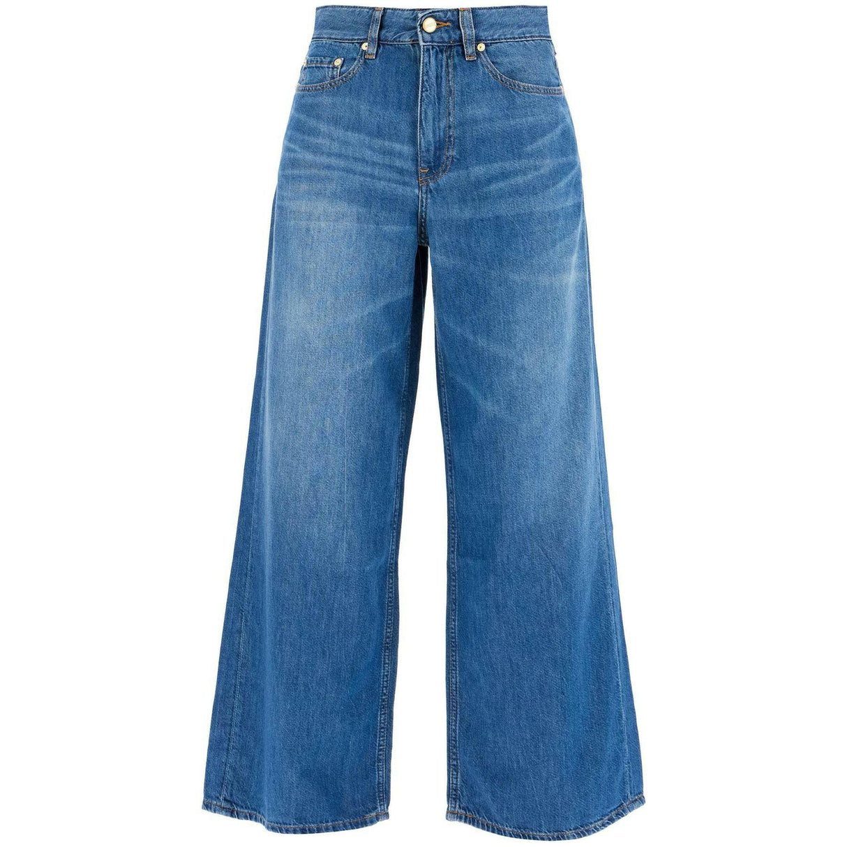 Organic Cotton Wide-Leg Jeans.