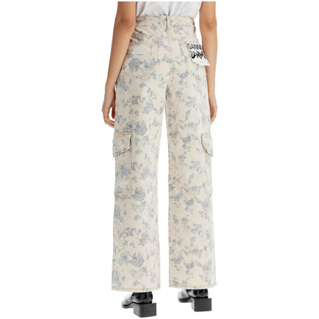 Organic Cotton Floral Print Angi Jeans.