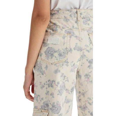 Organic Cotton Floral Print Angi Jeans.