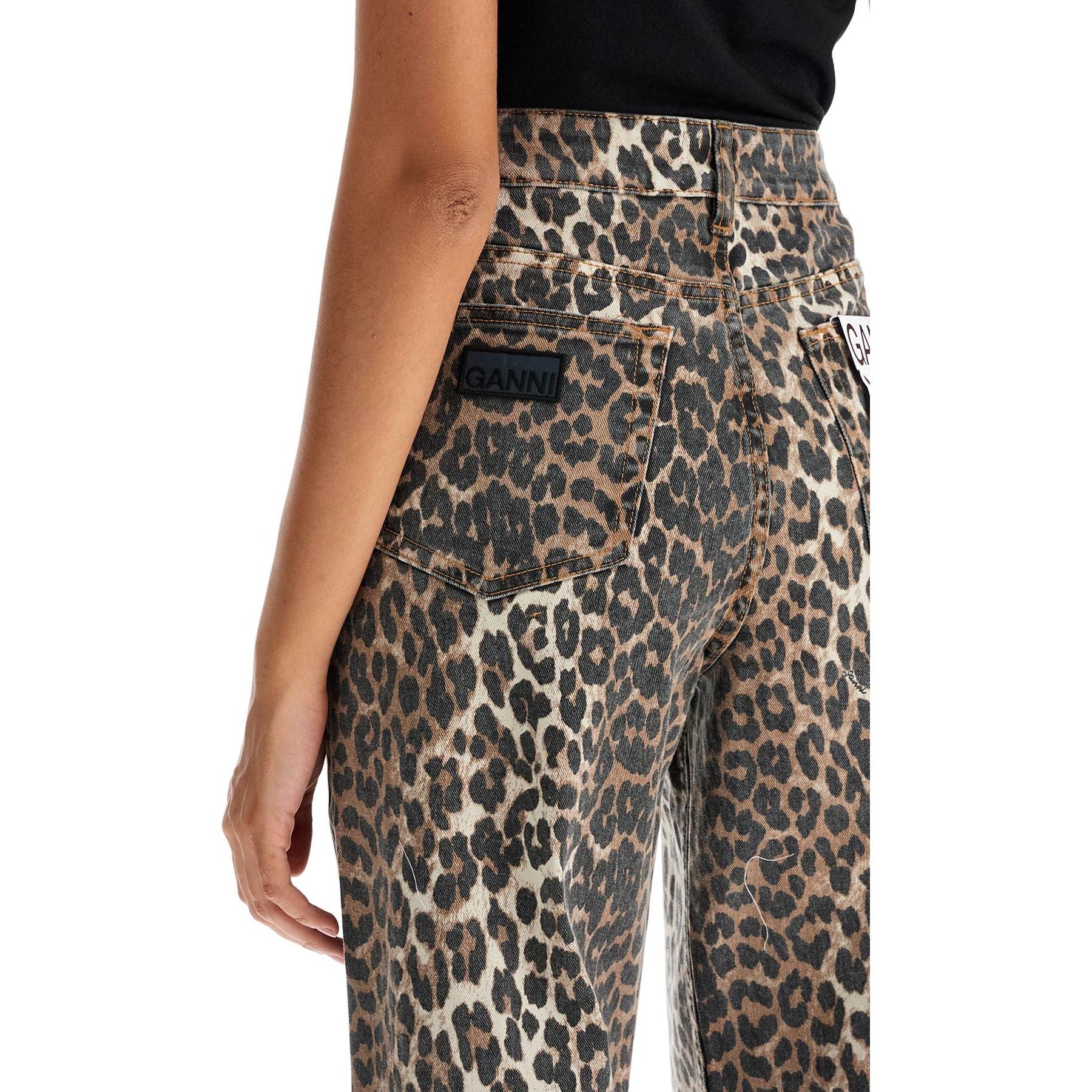 Animal Print Denim Izey Jeans