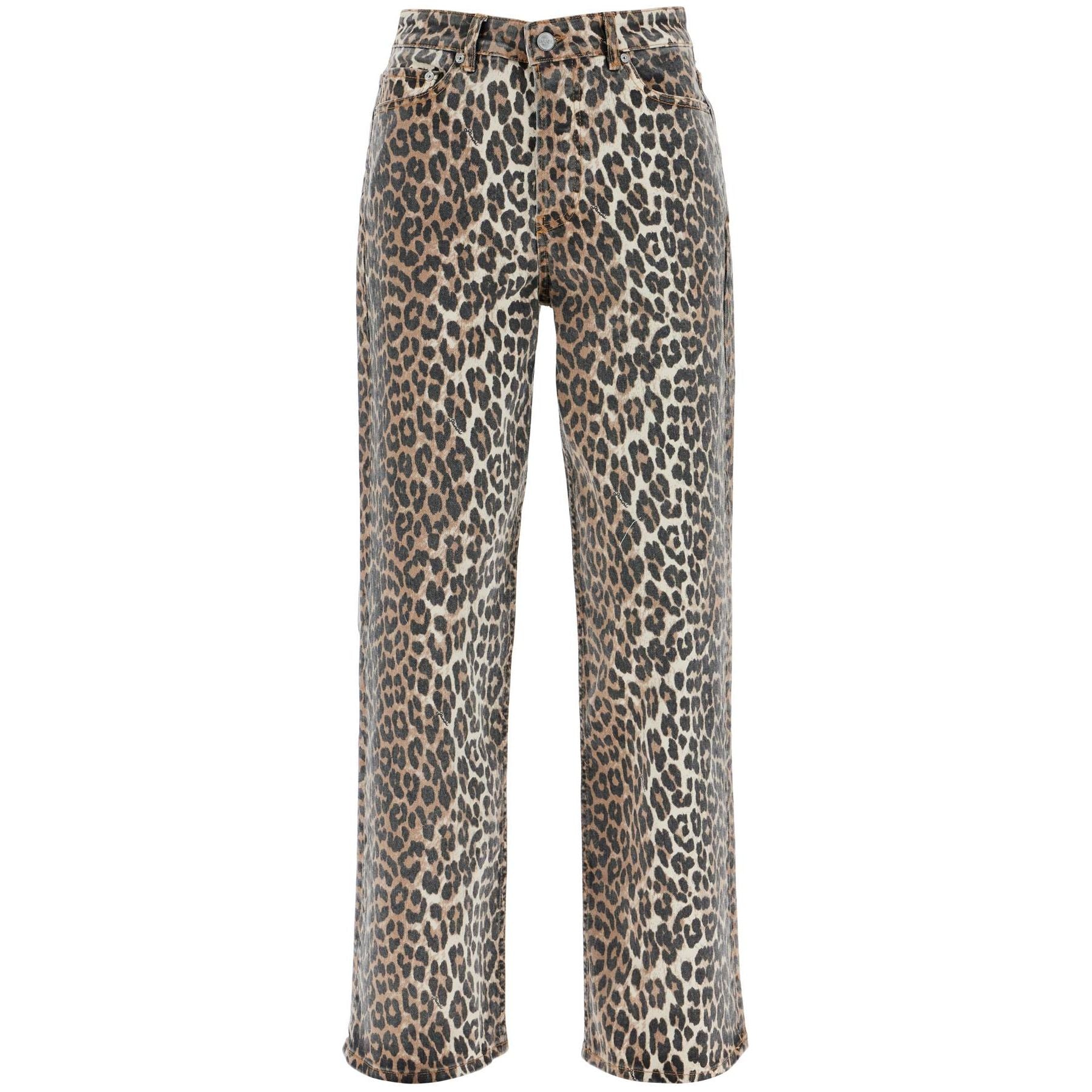 Animal Print Denim Izey Jeans