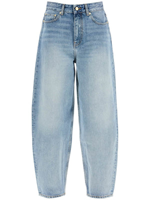 Organic Denim Tapered Jeans-GANNI-JOHN JULIA