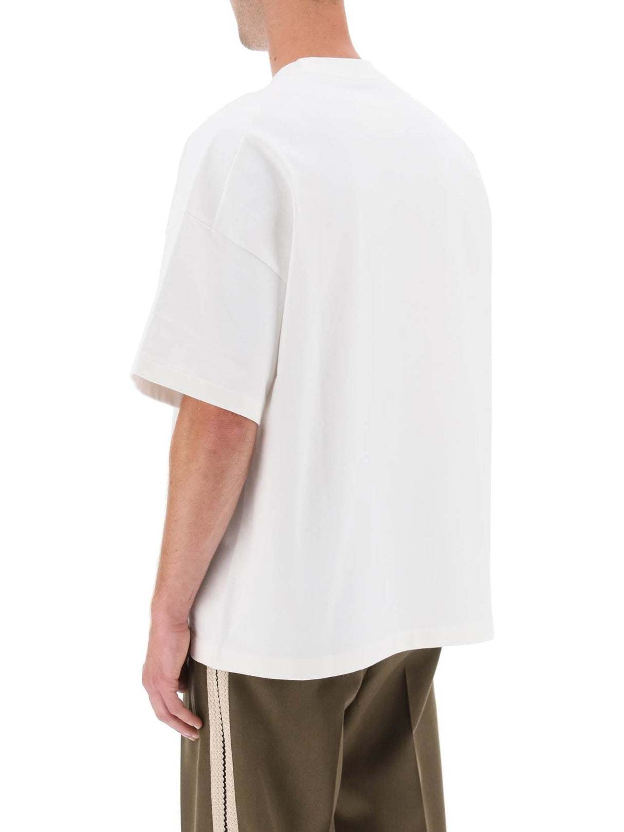 Boxy Logo Print T-shirt-JIL SANDER-JOHN JULIA