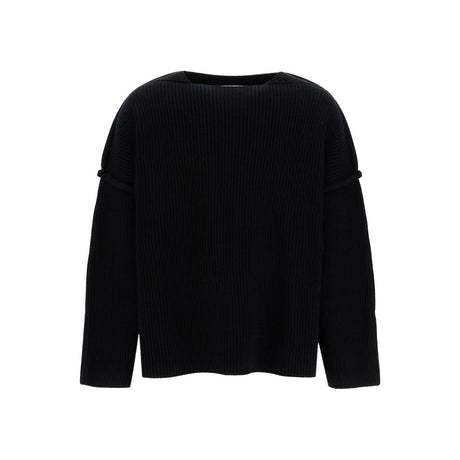 Oversized Ribbed Wool Pul