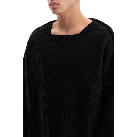 Oversized Ribbed Wool Pul