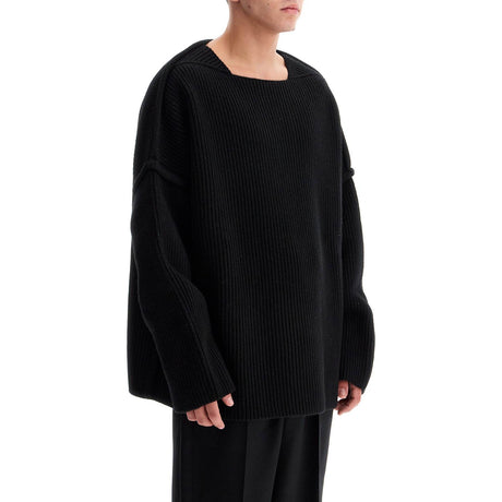 Oversized Ribbed Wool Pul