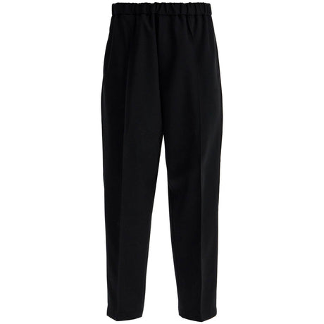 JIL SANDER-Tapered Wool Twill Trousers -JOHN JULIA.