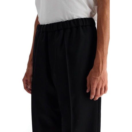 JIL SANDER-Tapered Wool Twill Trousers -JOHN JULIA.