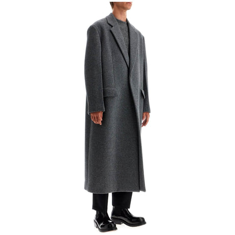 Long Felted Wool Coat