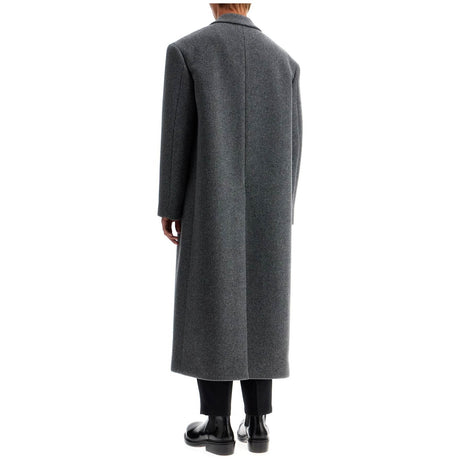 Long Felted Wool Coat