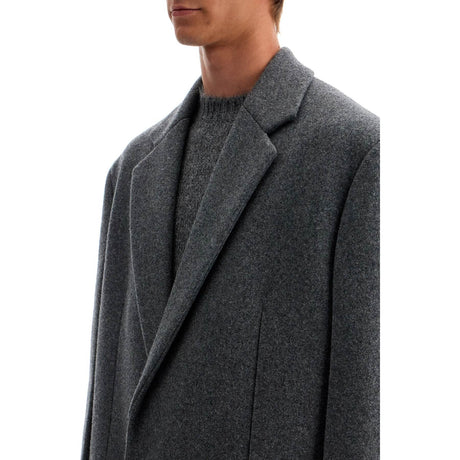 Long Felted Wool Coat