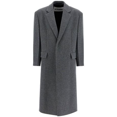 Long Felted Wool Coat