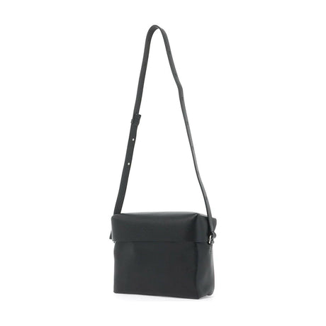 Lid Leather Crossbody Bag.