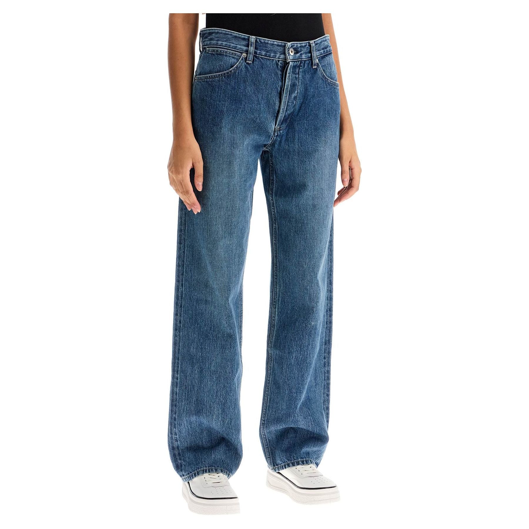 Loose Fit Straight Cut Jeans