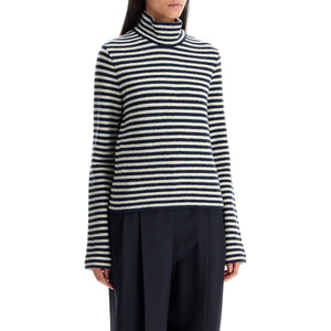 Striped Boiled Wool Sweater