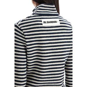 Striped Boiled Wool Sweater