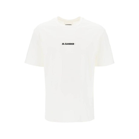 JIL SANDER-Logo Print Cotton T-Shirt -JOHN JULIA.