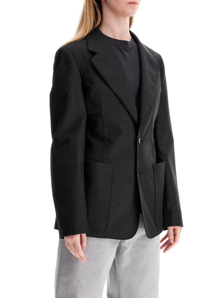 Barathea Wool Jacket-LEMAIRE-JOHN JULIA