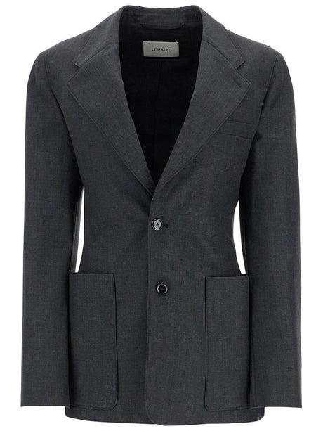 Barathea Wool Jacket-LEMAIRE-JOHN JULIA