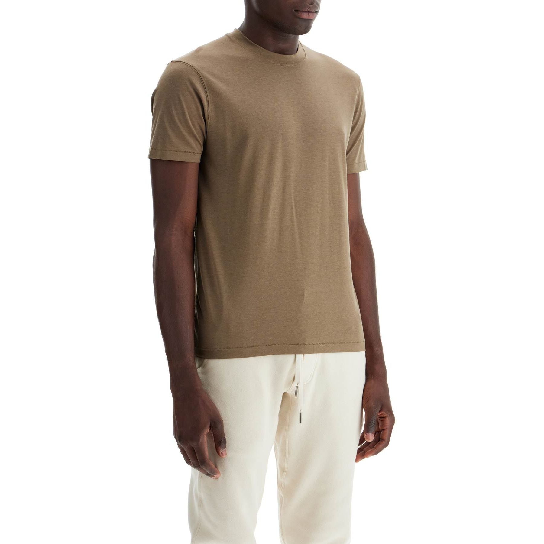 Lyocell and Cotton T-Shirt