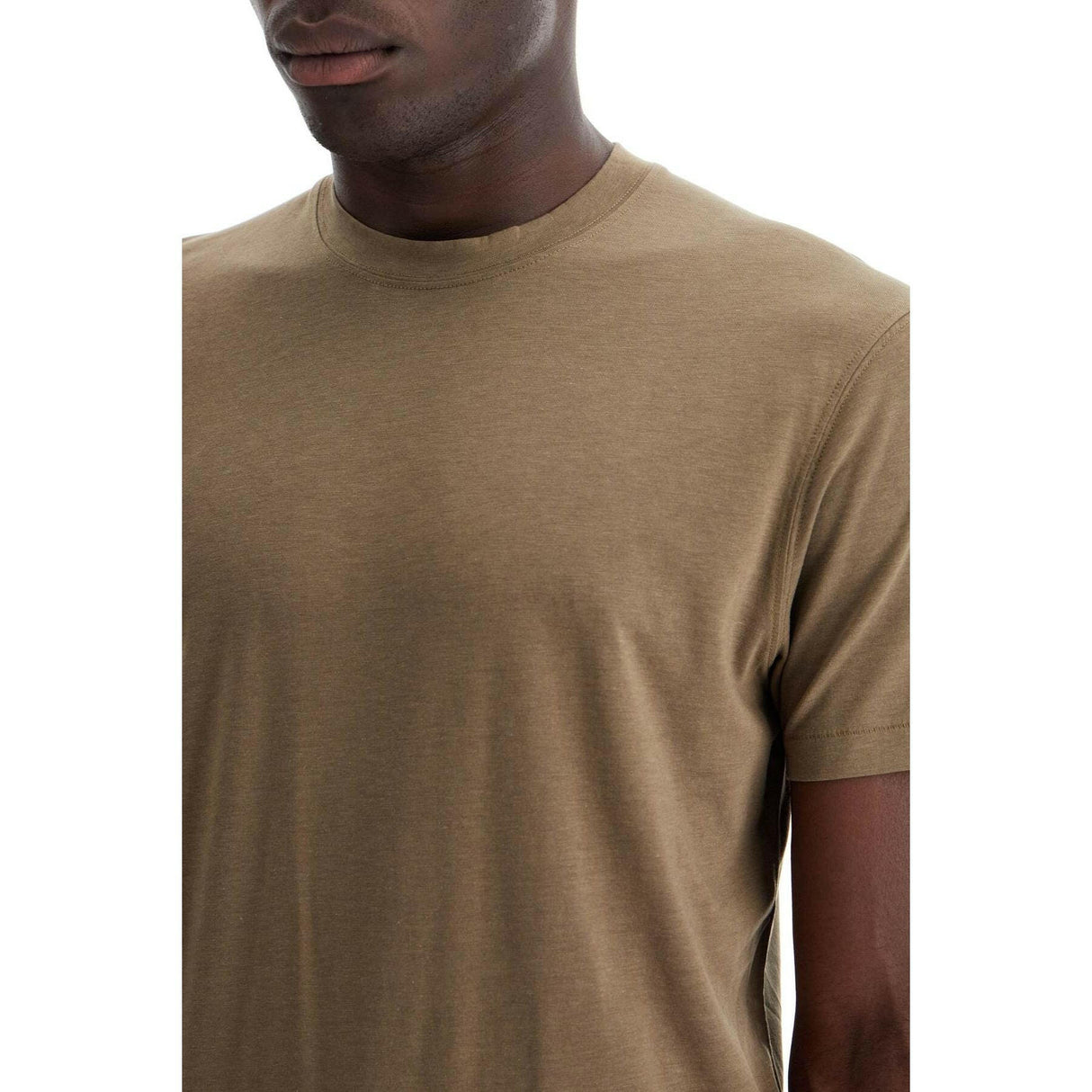 Lyocell and Cotton T-Shirt.