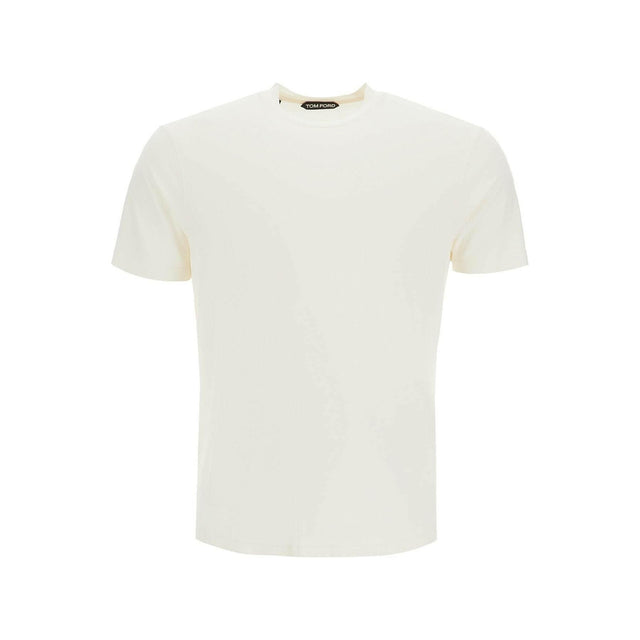 Lyocell Cotton Crewneck T-Shirt.