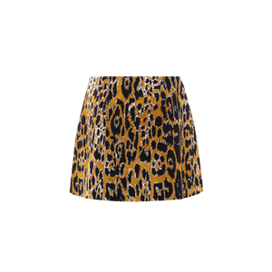 Jacquard Knit Miniskirt-ALAÏA-JOHN JULIA