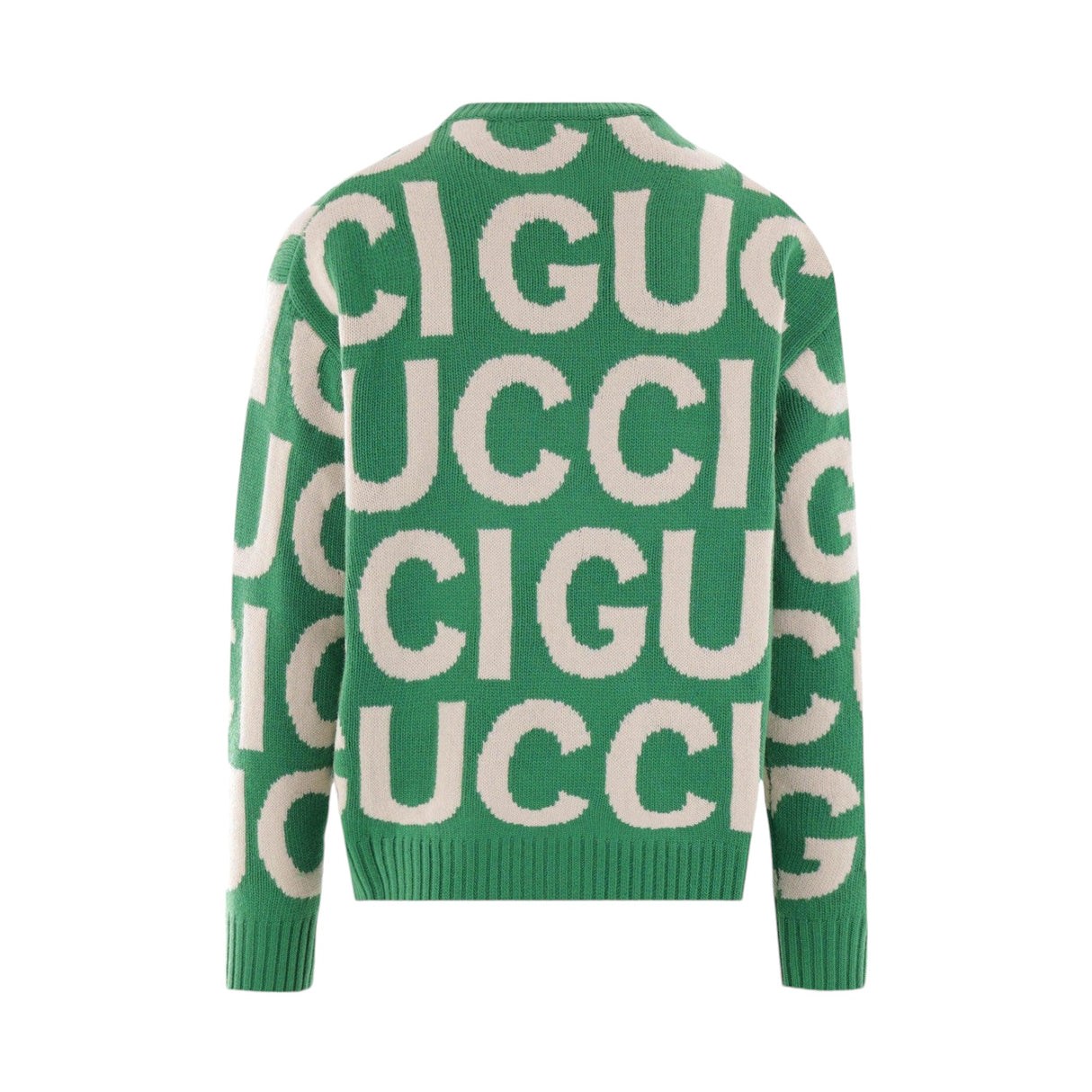 Jacquard Wool Sweater-GUCCI-JOHN JULIA