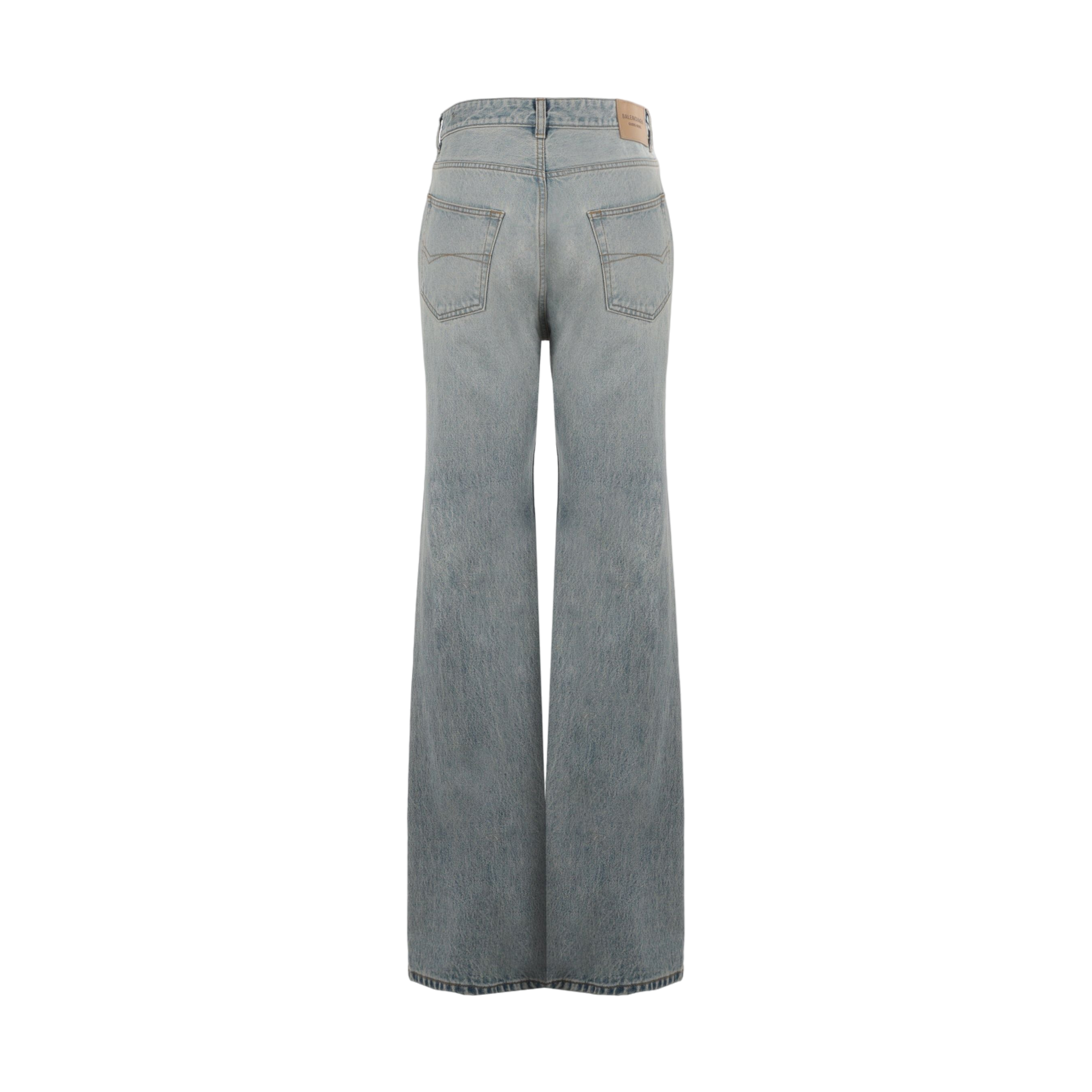 Japanese Denim Flared Jeans-BALENCIAGA-JOHN JULIA