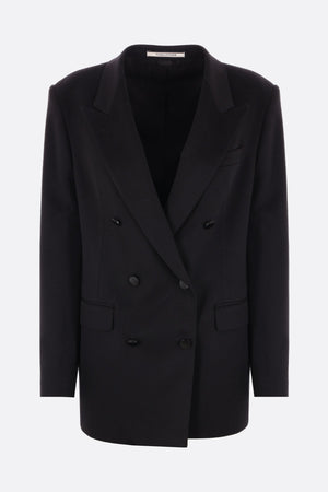 Jasmine Double-breasted Cashmere Jacket-TAGLIATORE-JOHN JULIA