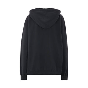 Jersey and Gabardine Oversize Hoodie-MM6 MAISON MARGIELA-JOHN JULIA