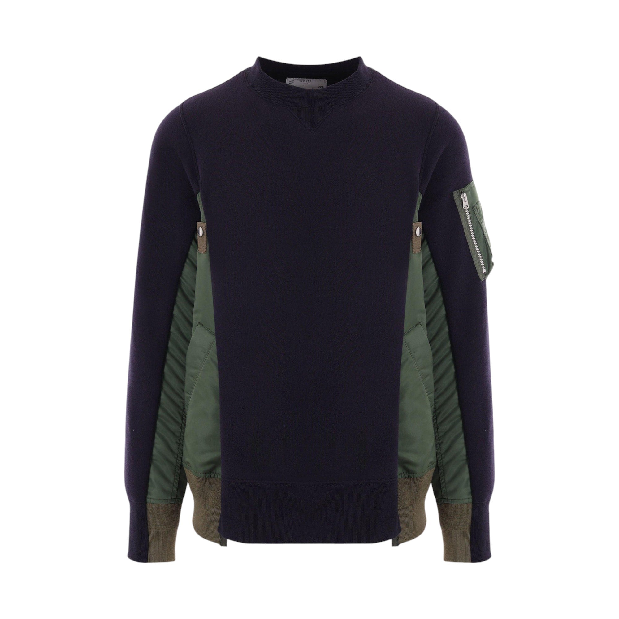 Jersey Nylon Sweatshirt-SACAI-JOHN JULIA