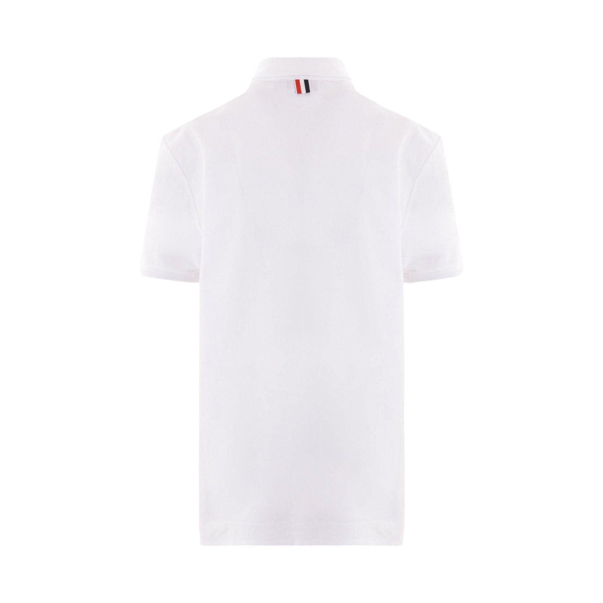 Jersey Polo Shirt-THOM BROWNE-JOHN JULIA